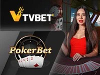 Poker online game logo by TVBET on ninecasino-login.ch