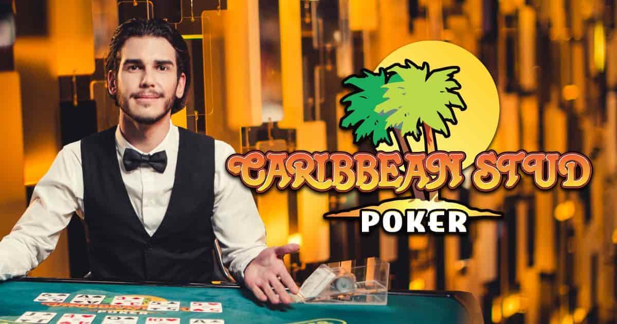 Caribbean Stud Poker logo – Live Shows by Evolution at Nine Casino
