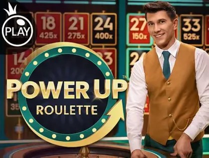 Power UP Roulette slot visual from Pragmatic Play available on ninecasino-login.ch